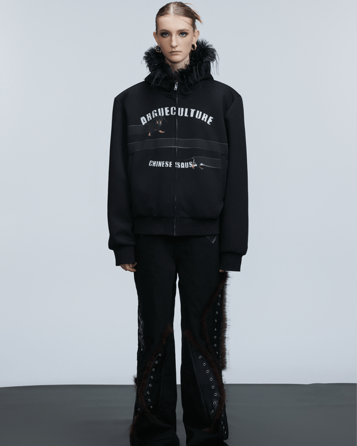 [ArguE CulturE] Seoul Faux-Fur Dog Hoodie na2251