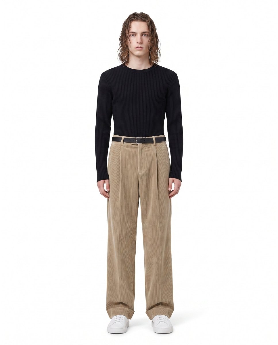Corduroy Wide Pants na2986