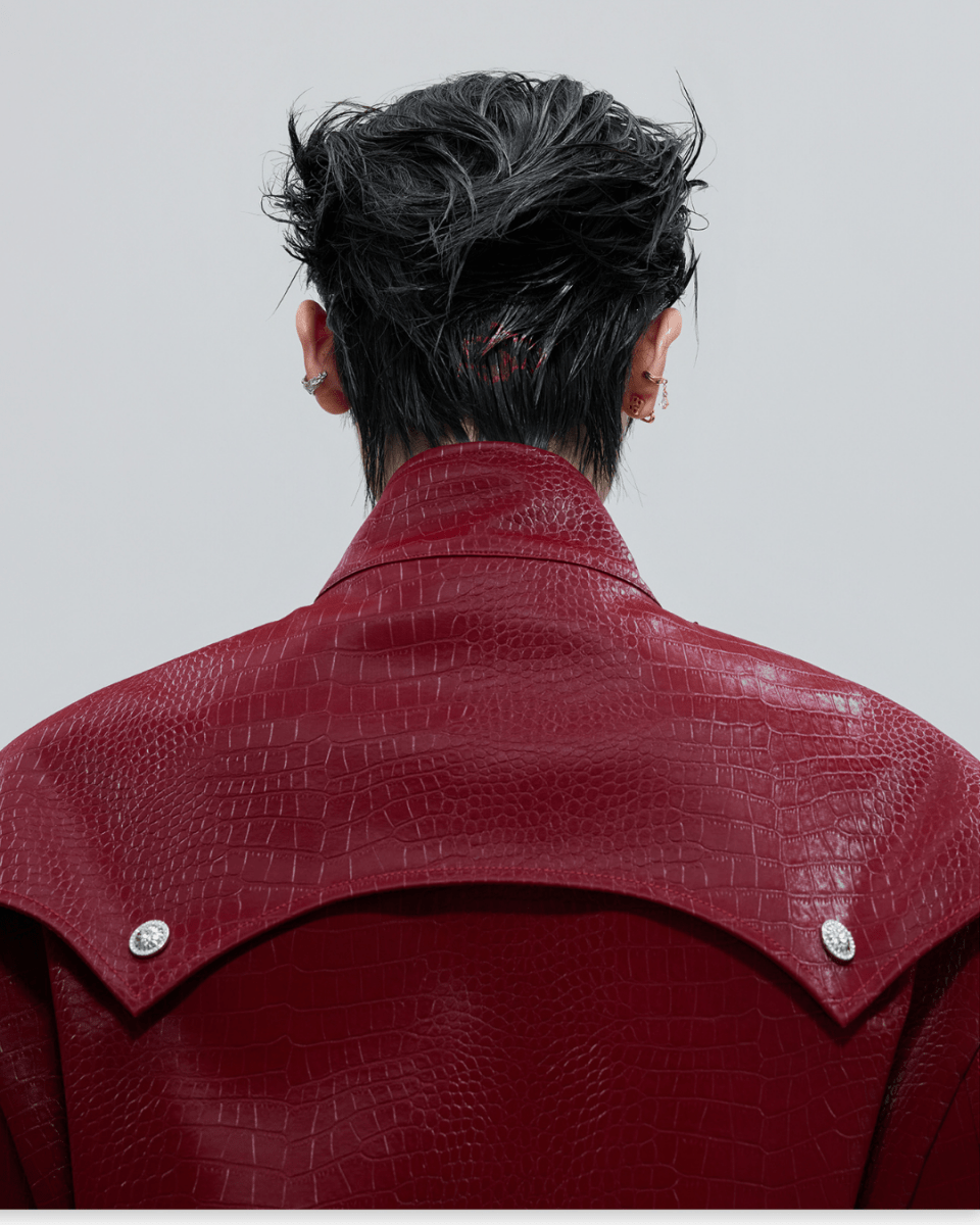 [ArguE CulturE] Crimson Royale Croc Jacket 2259
