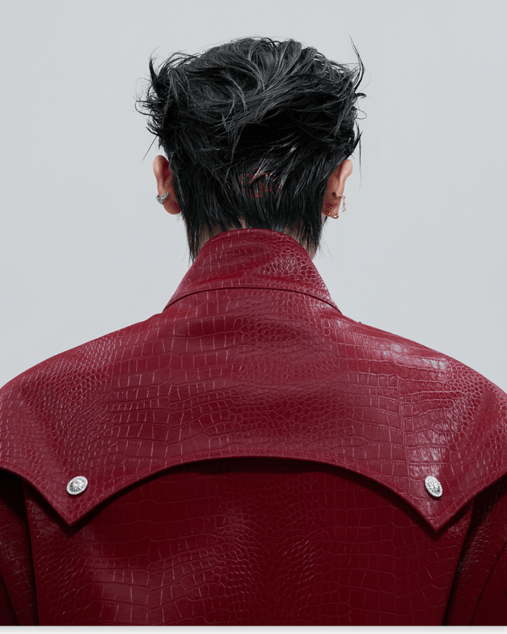[ArguE CulturE] Crimson Royale Croc Jacket 2259