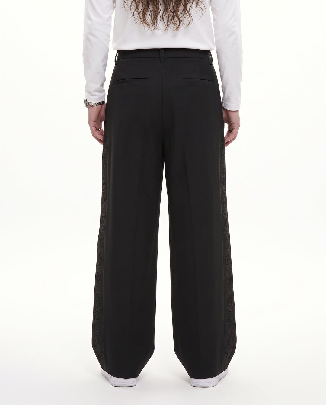 Embroidered Wide Pants na3205