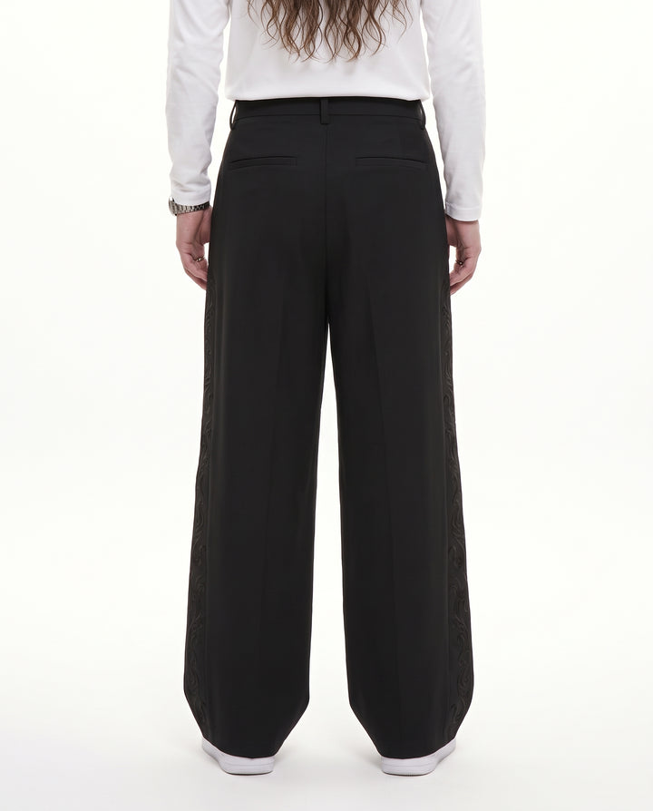 Embroidered Wide Pants na3205