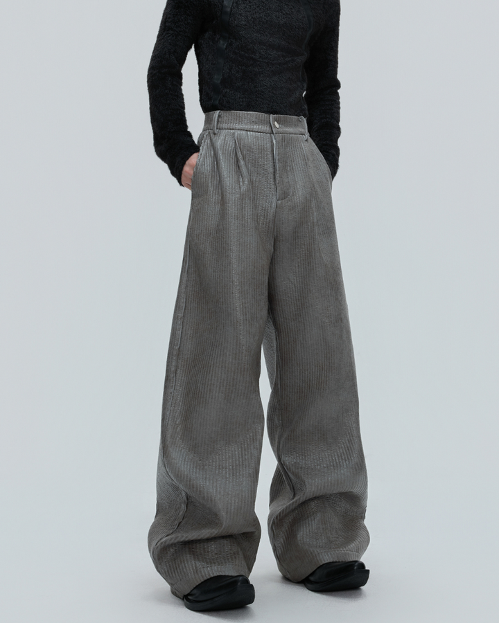 [ArguE CulturE] Shadow Sheen Wide Trousers na2269