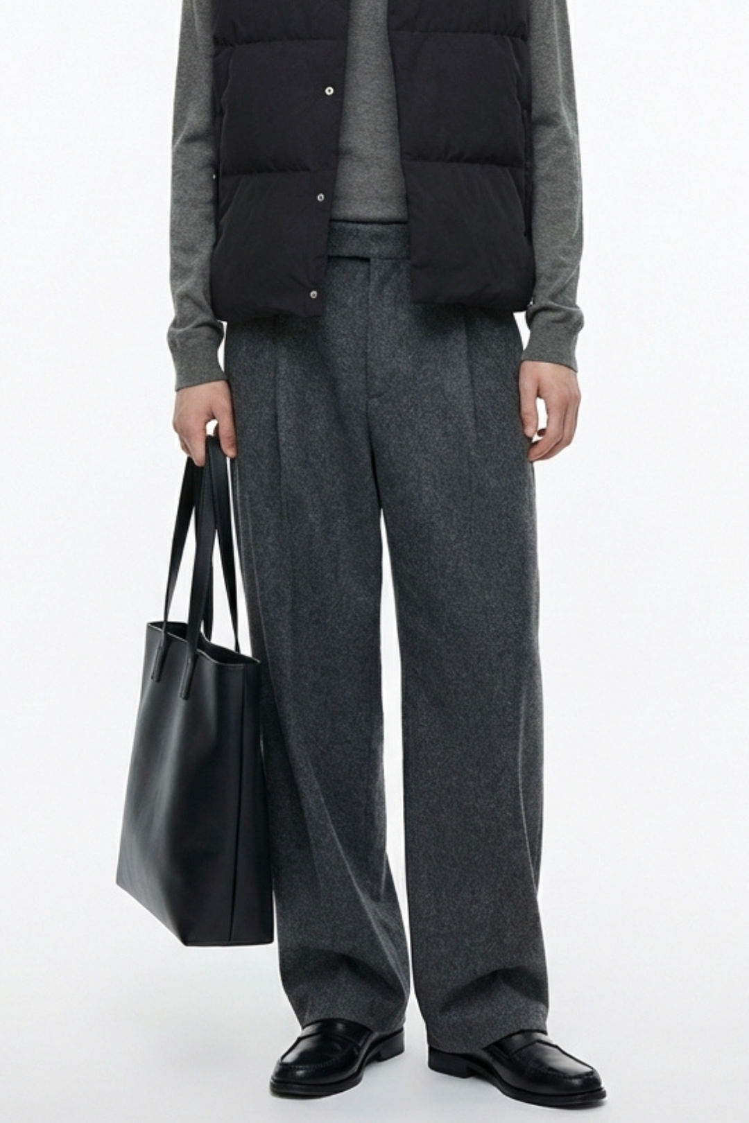 Wide Tuck Slacks na2361