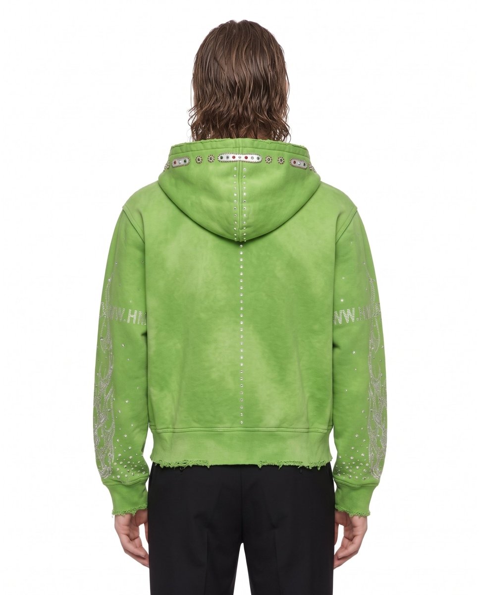 Studded Zip Hoodie na3228