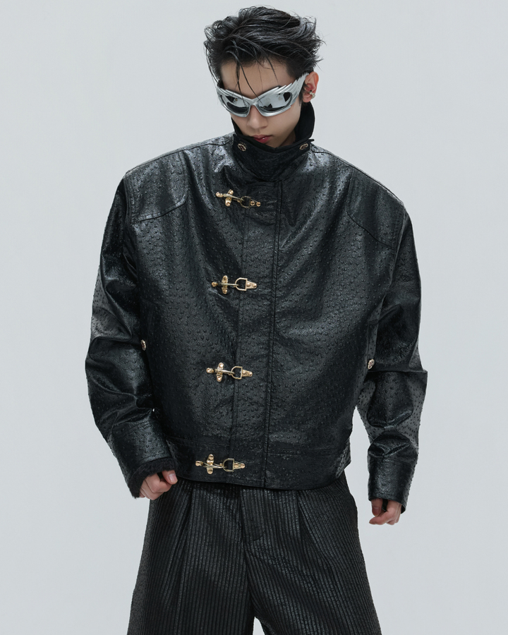 [ArguE CulturE] Dark Gate Metal Leather na2275