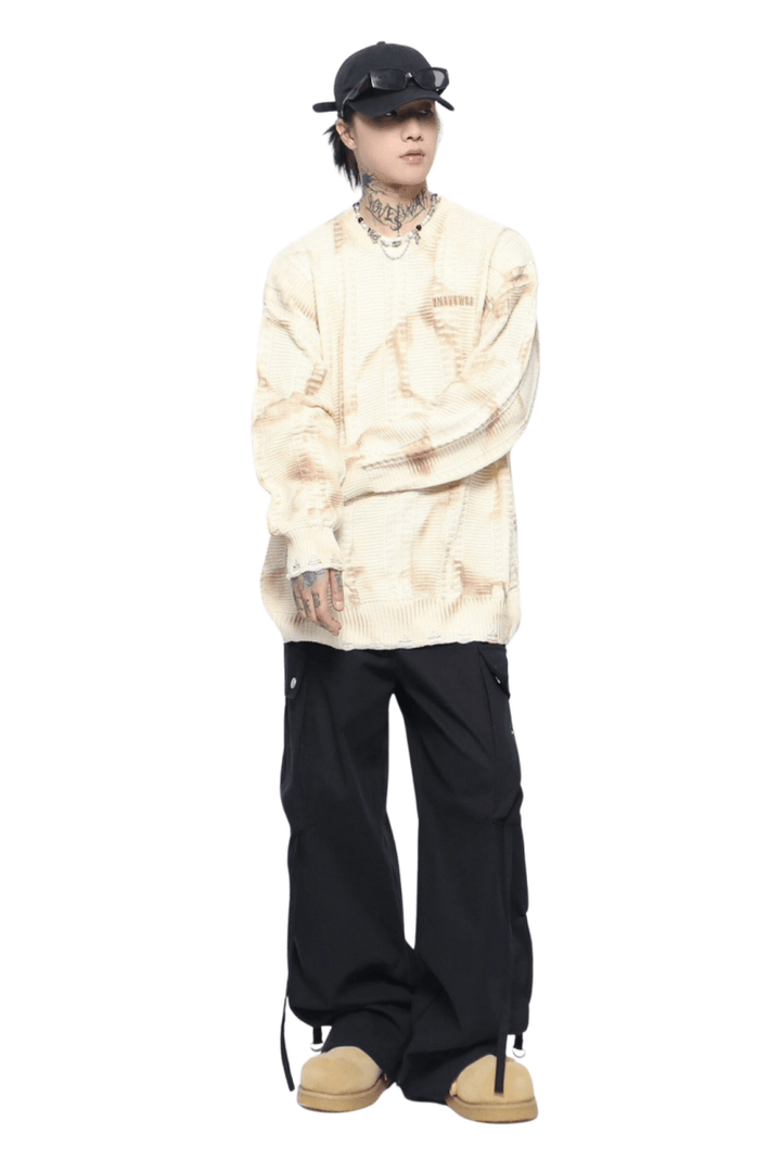 Vintage Wash Knit Pullover  na2445