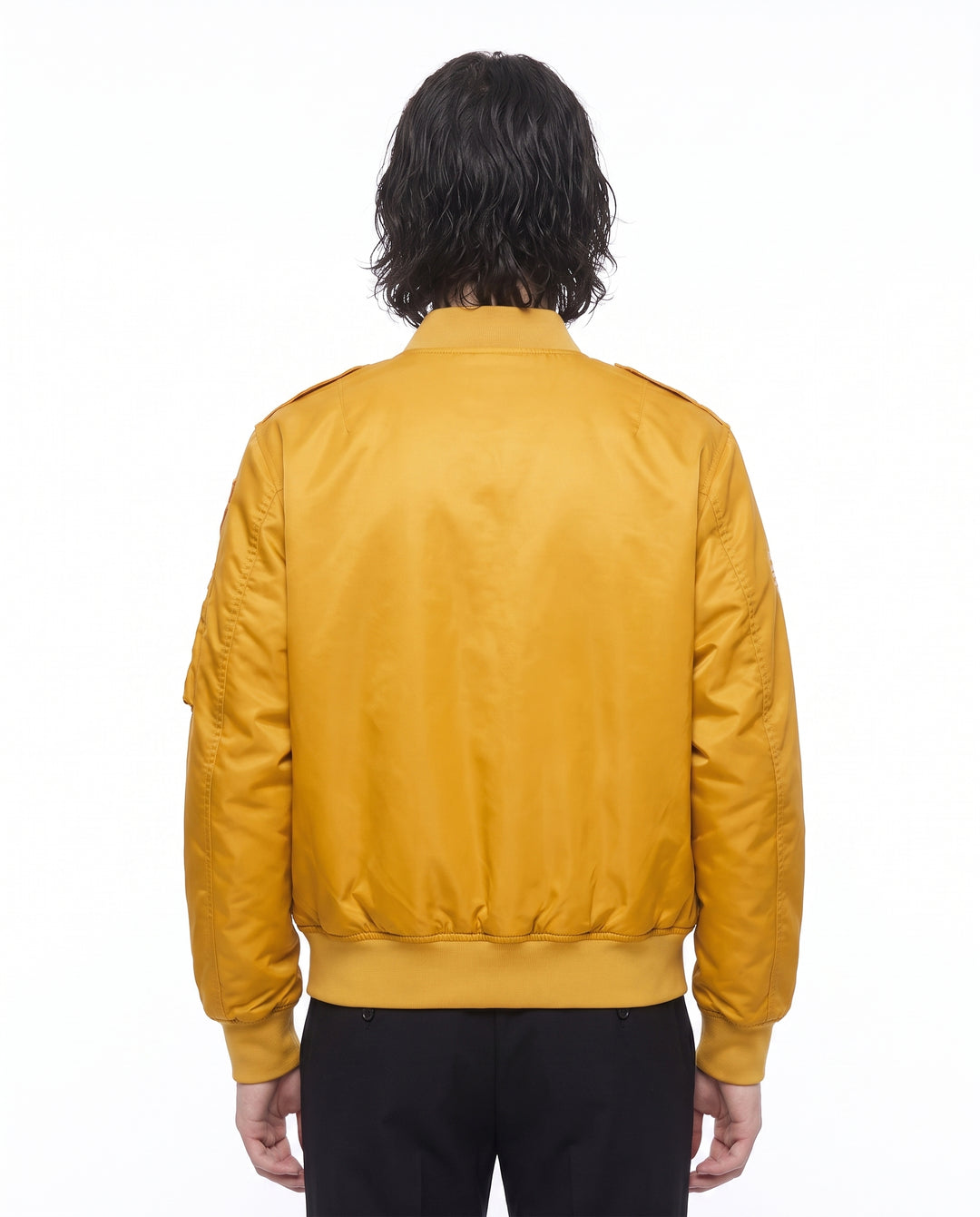 Patched Bomber Jacket na2988