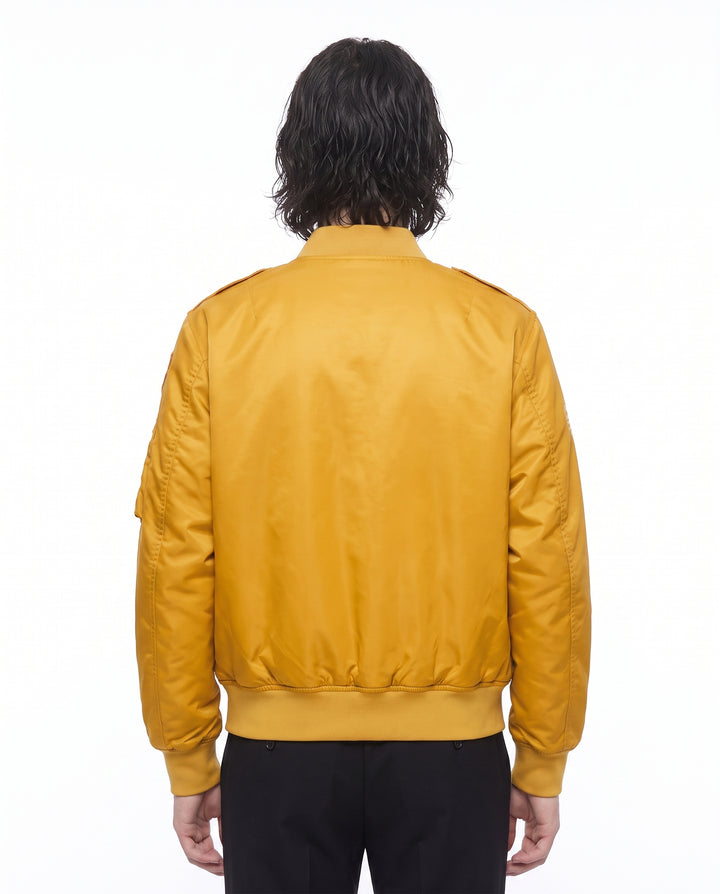 Patched Bomber Jacket na2988