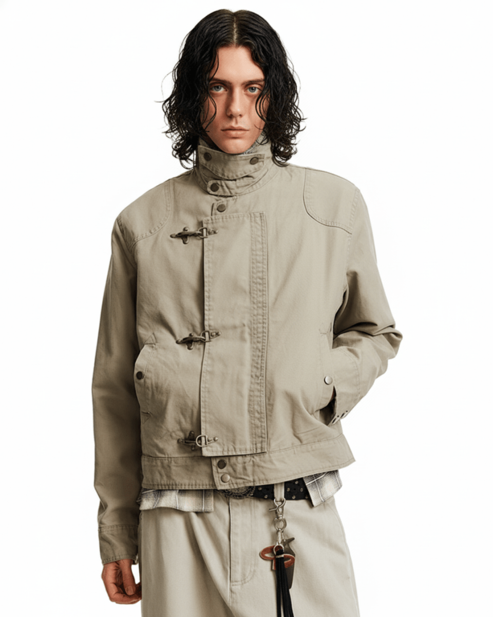 Asymmetry Tactical Toggle Jacket na2261