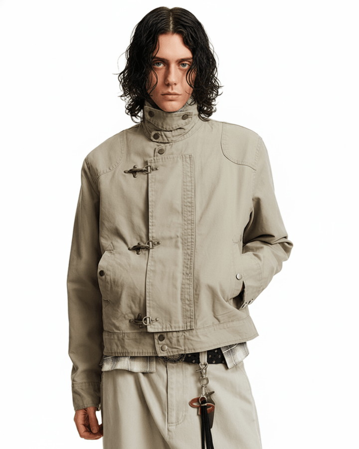 Asymmetry Tactical Toggle Jacket na2261