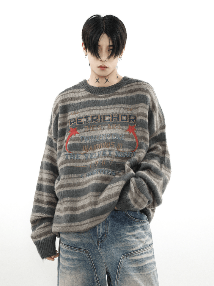 [MRNEARLY] 라운드 넥 pullover sweater na977 