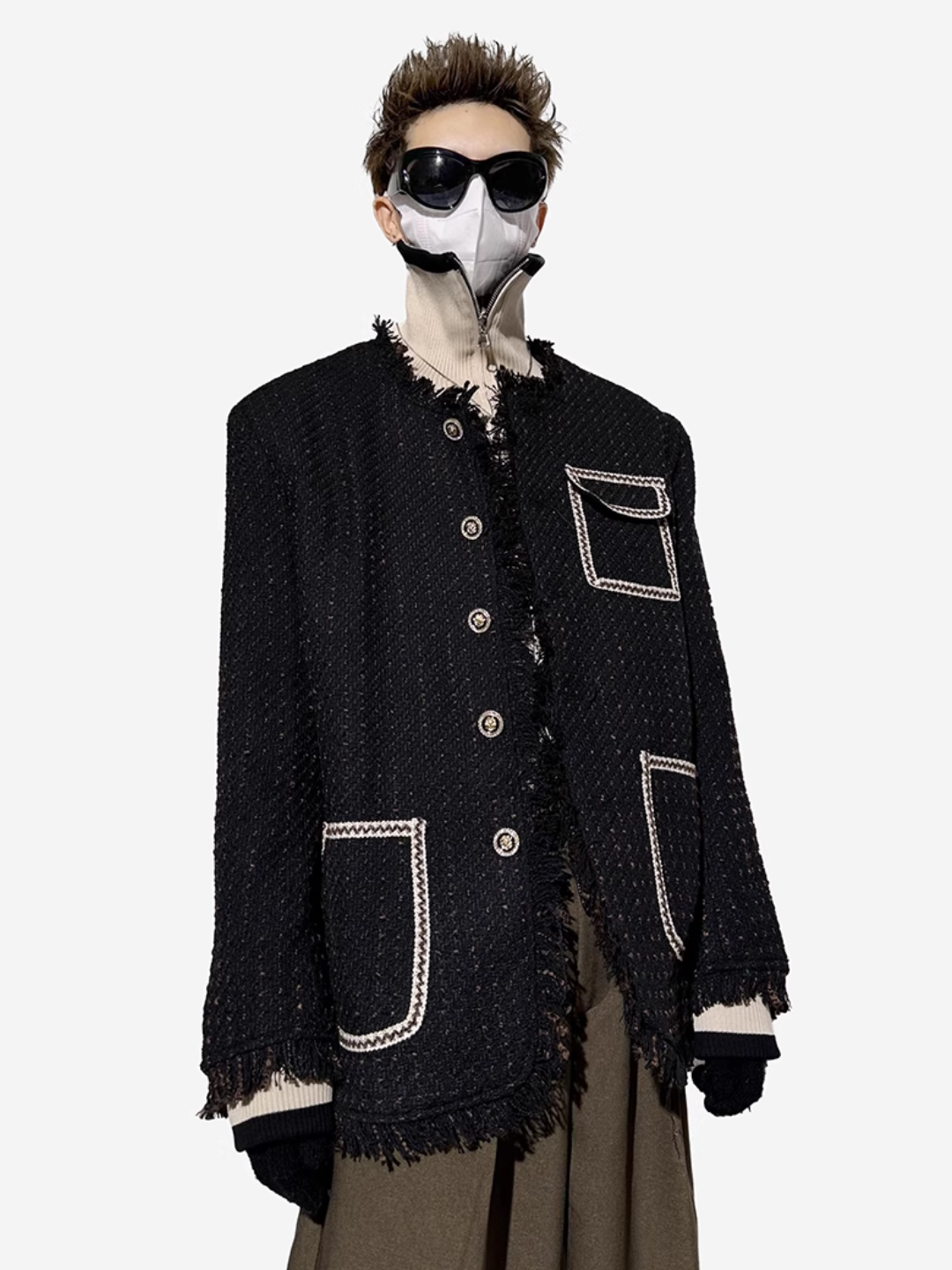 【FUTUREBOY】Tweed Jacket  na1706