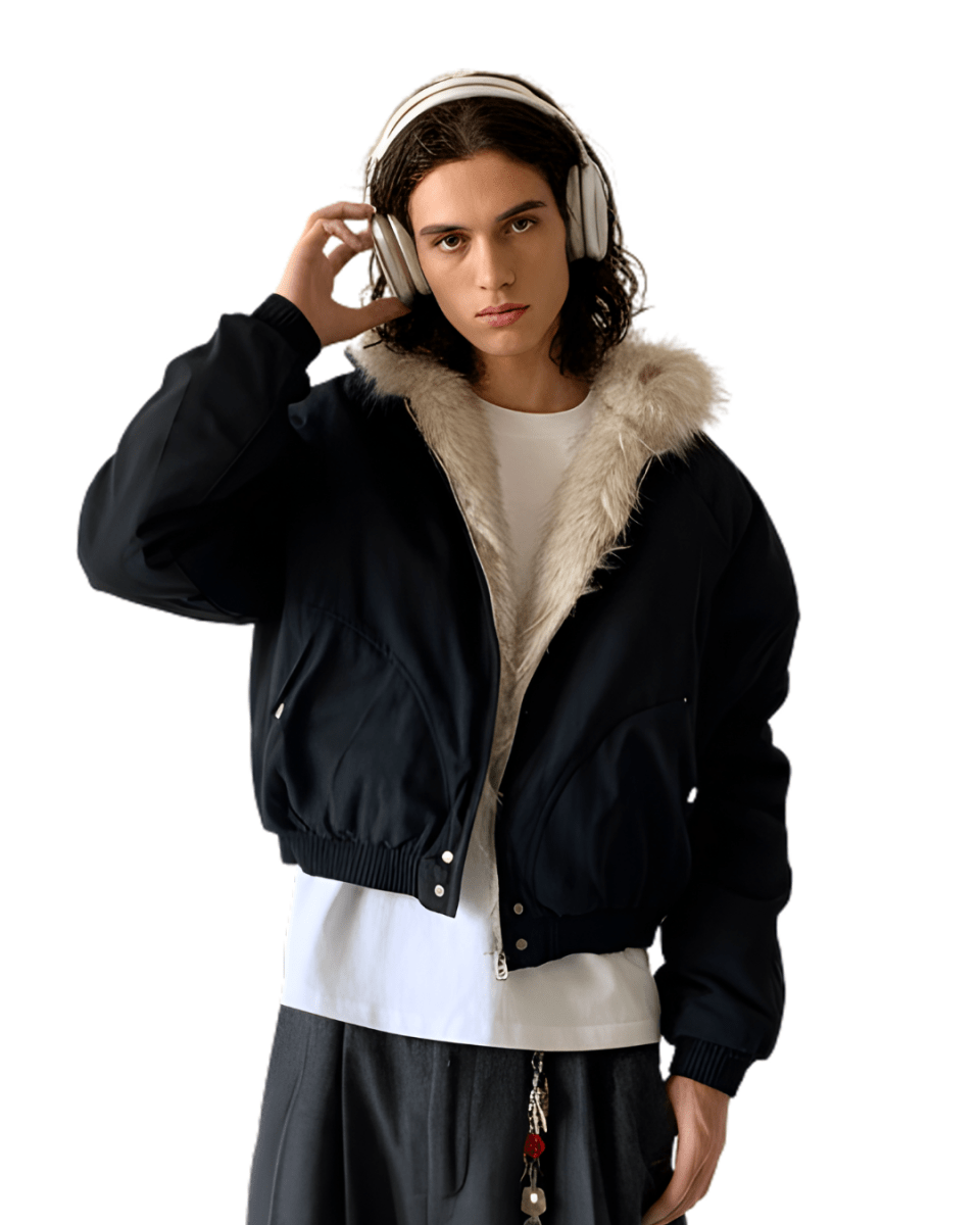 Faux Fur Hybrid Blouson na2234