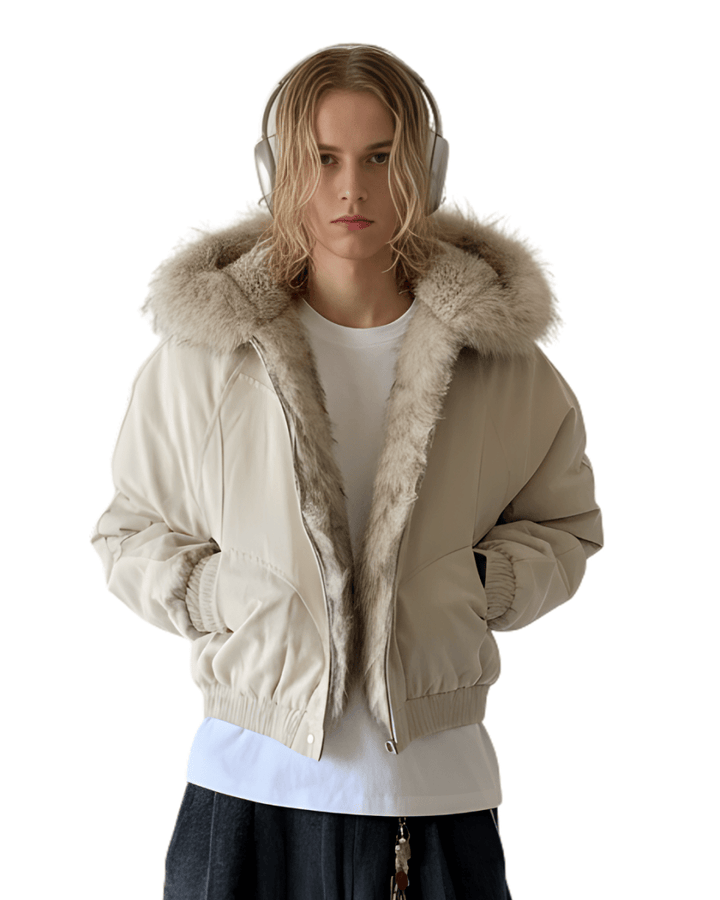 Faux Fur Hybrid Blouson na2234