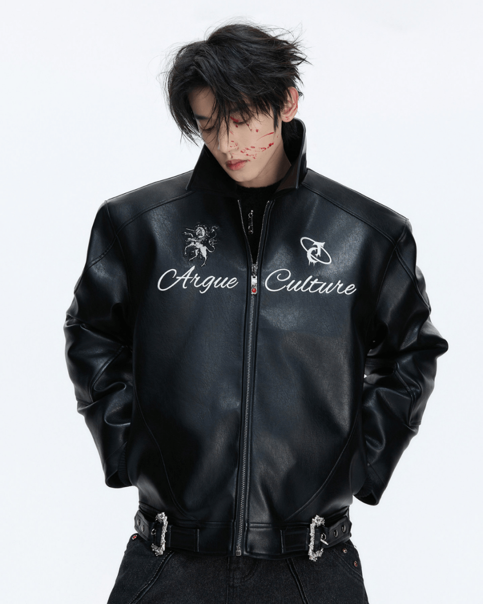 ArguE CulturE】BLACK HORSE LEATHER JACKET na2287 – Nanostudio ArguE CulturE】BLACK HORSE LEATHER JACKET na2287 – Nanostudio