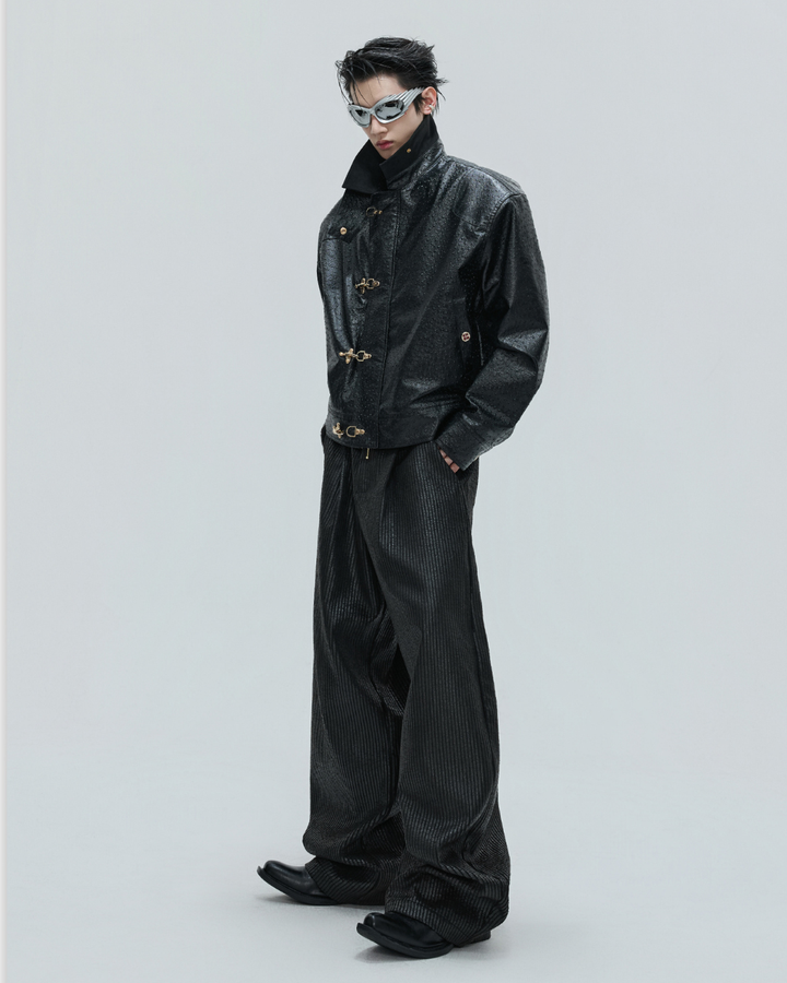 [ArguE CulturE] Dark Gate Metal Leather na2275