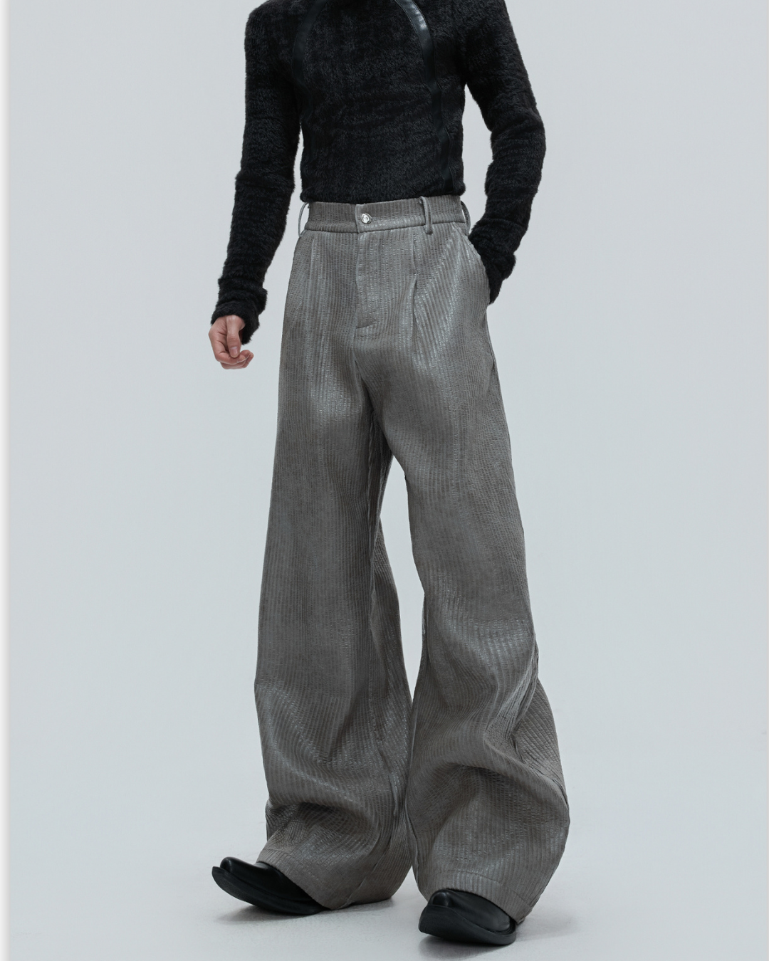 [ArguE CulturE] Shadow Sheen Wide Trousers na2269