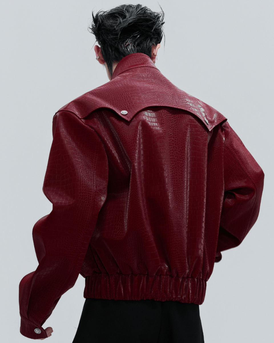 [ArguE CulturE] Crimson Royale Croc Jacket 2259