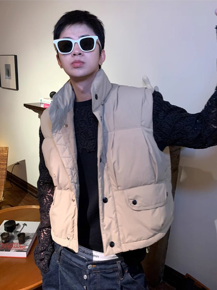 [ESC MAN STUDIO] Casual down vest na1617