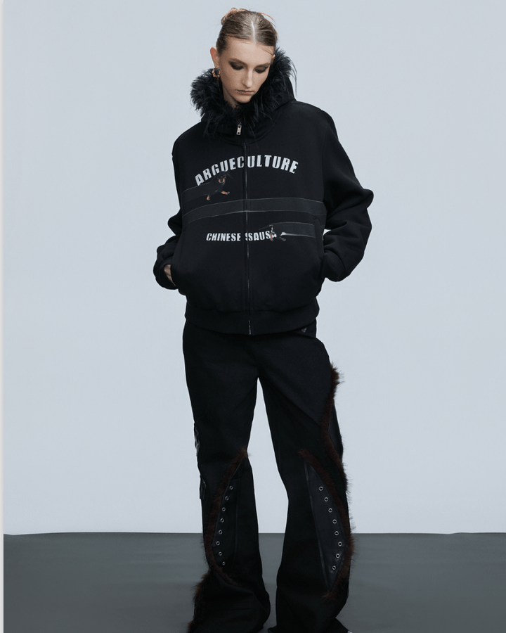 [ArguE CulturE] Seoul Faux-Fur Dog Hoodie na2251