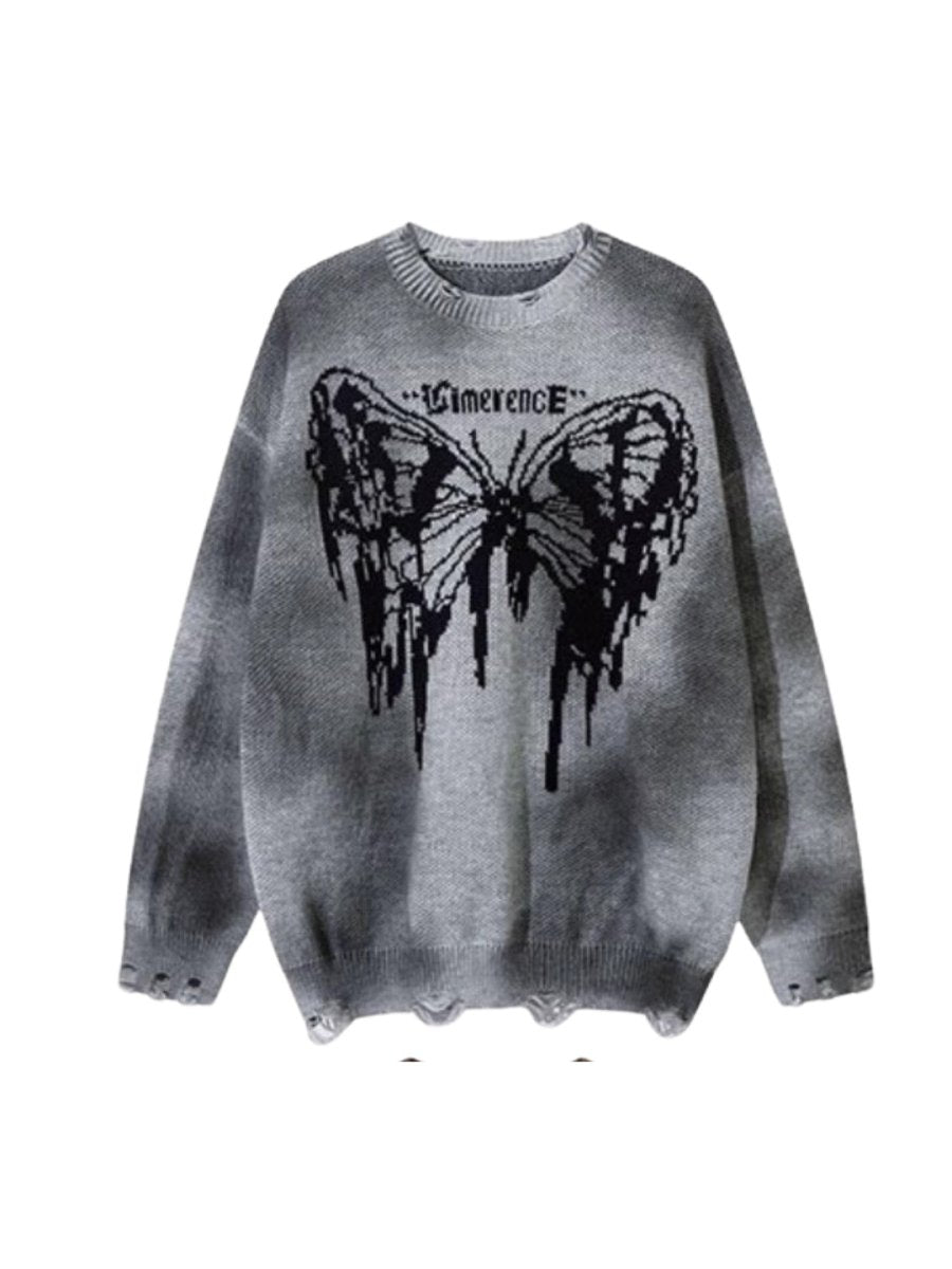 【Mz】broken holes sweater na1474