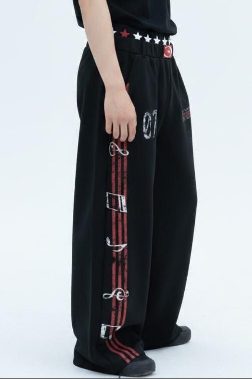 Graphic Sweatpants  na2556