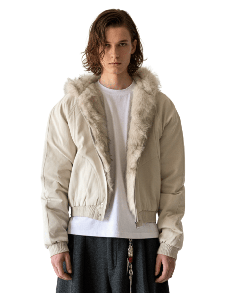Faux Fur Hybrid Blouson na2234