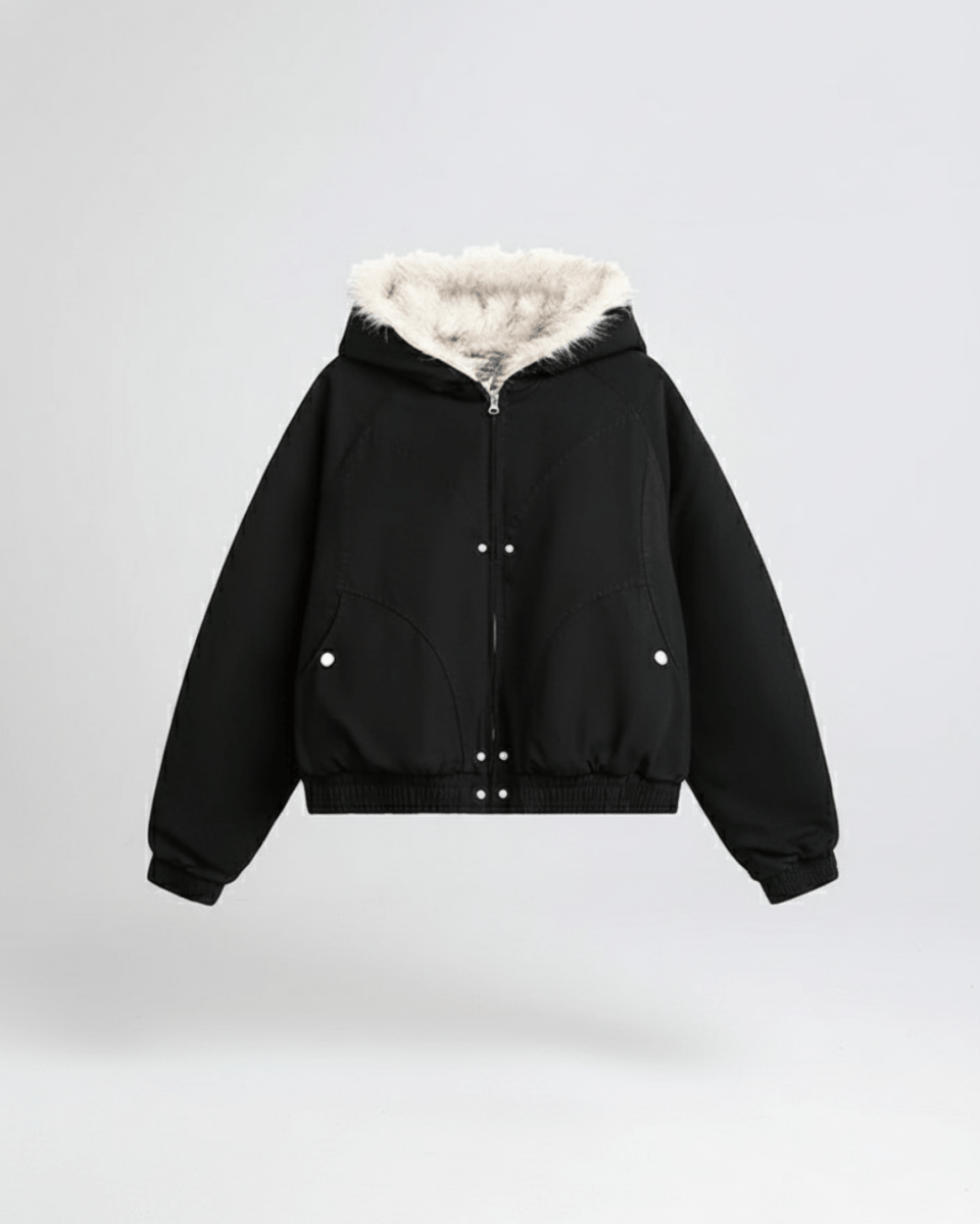 Faux Fur Hybrid Blouson na2234