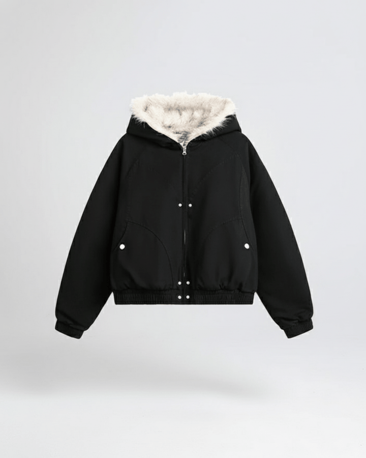 Faux Fur Hybrid Blouson na2234