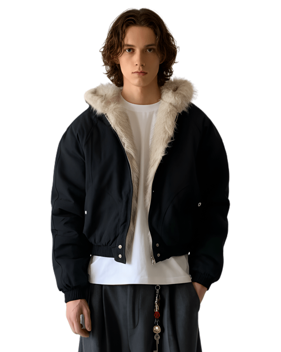 Faux Fur Hybrid Blouson na2234