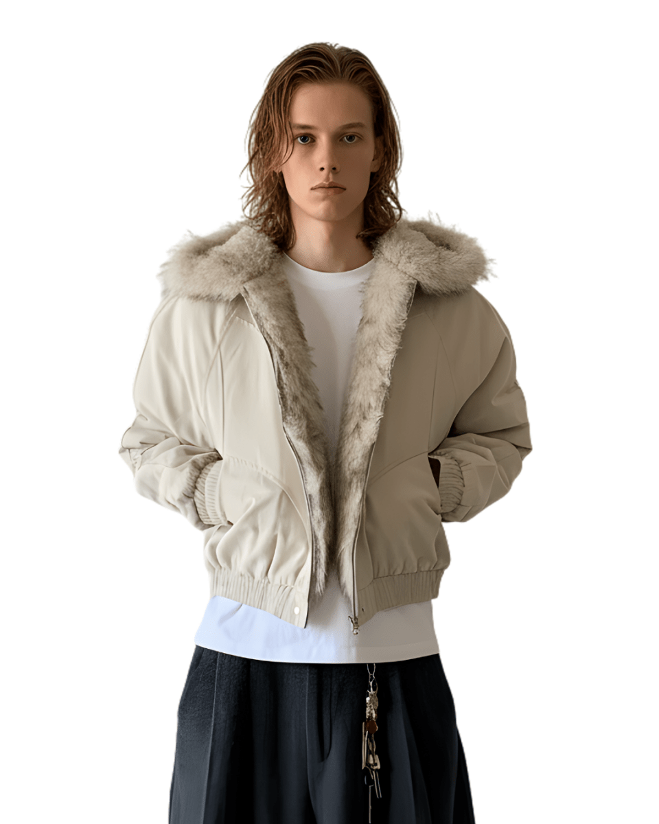 Faux Fur Hybrid Blouson na2234