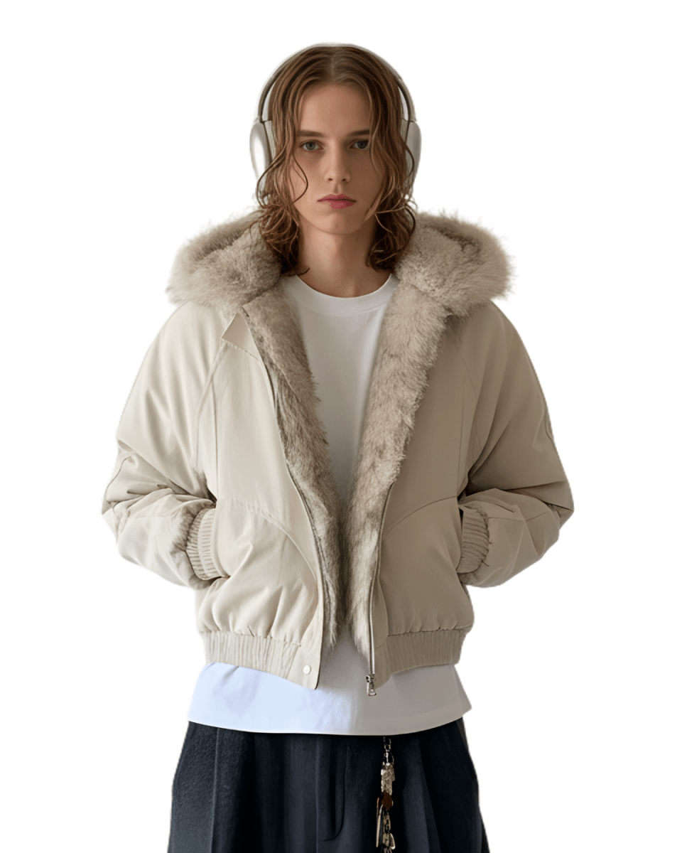 Faux Fur Hybrid Blouson na2234