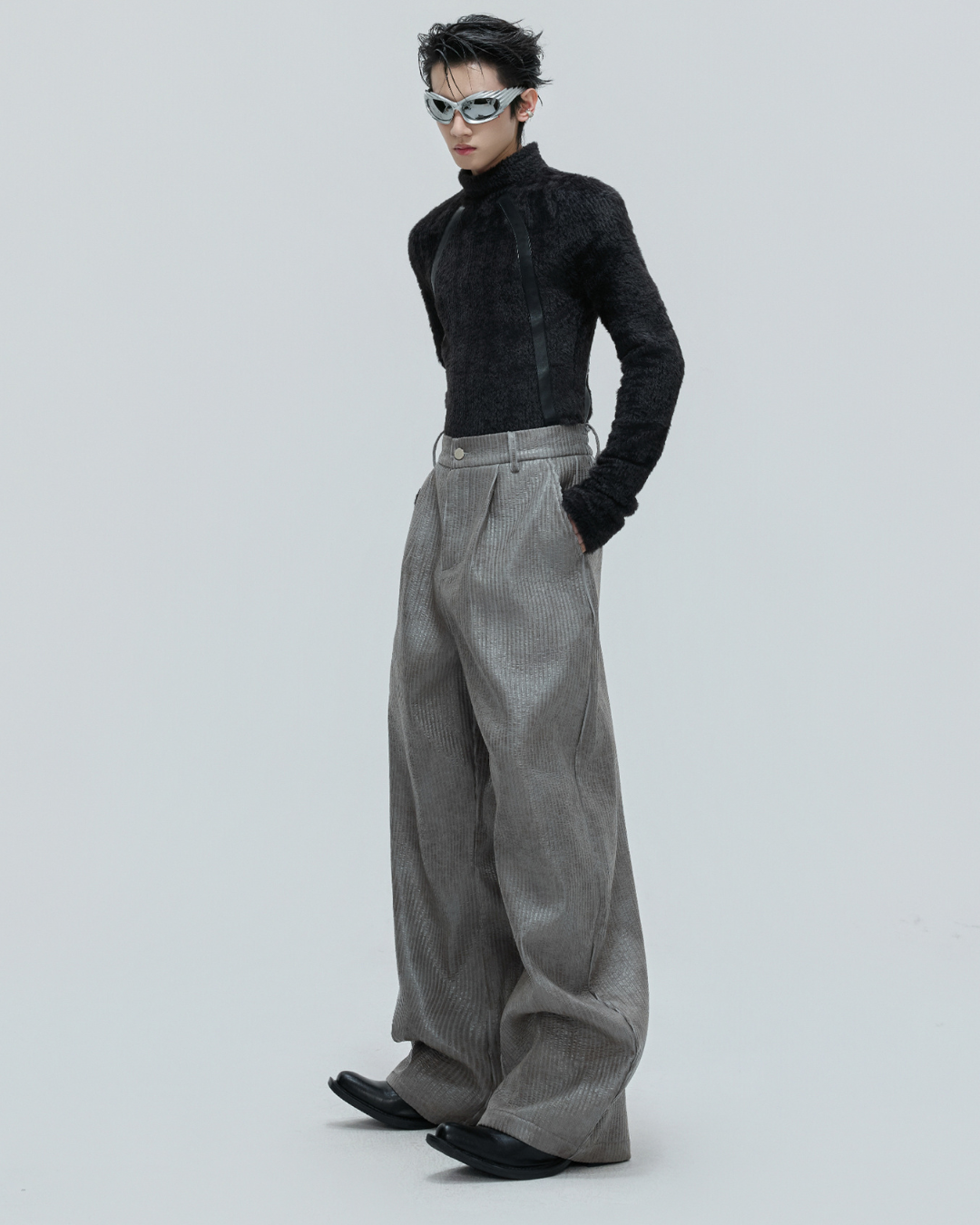 [ArguE CulturE] Shadow Sheen Wide Trousers na2269