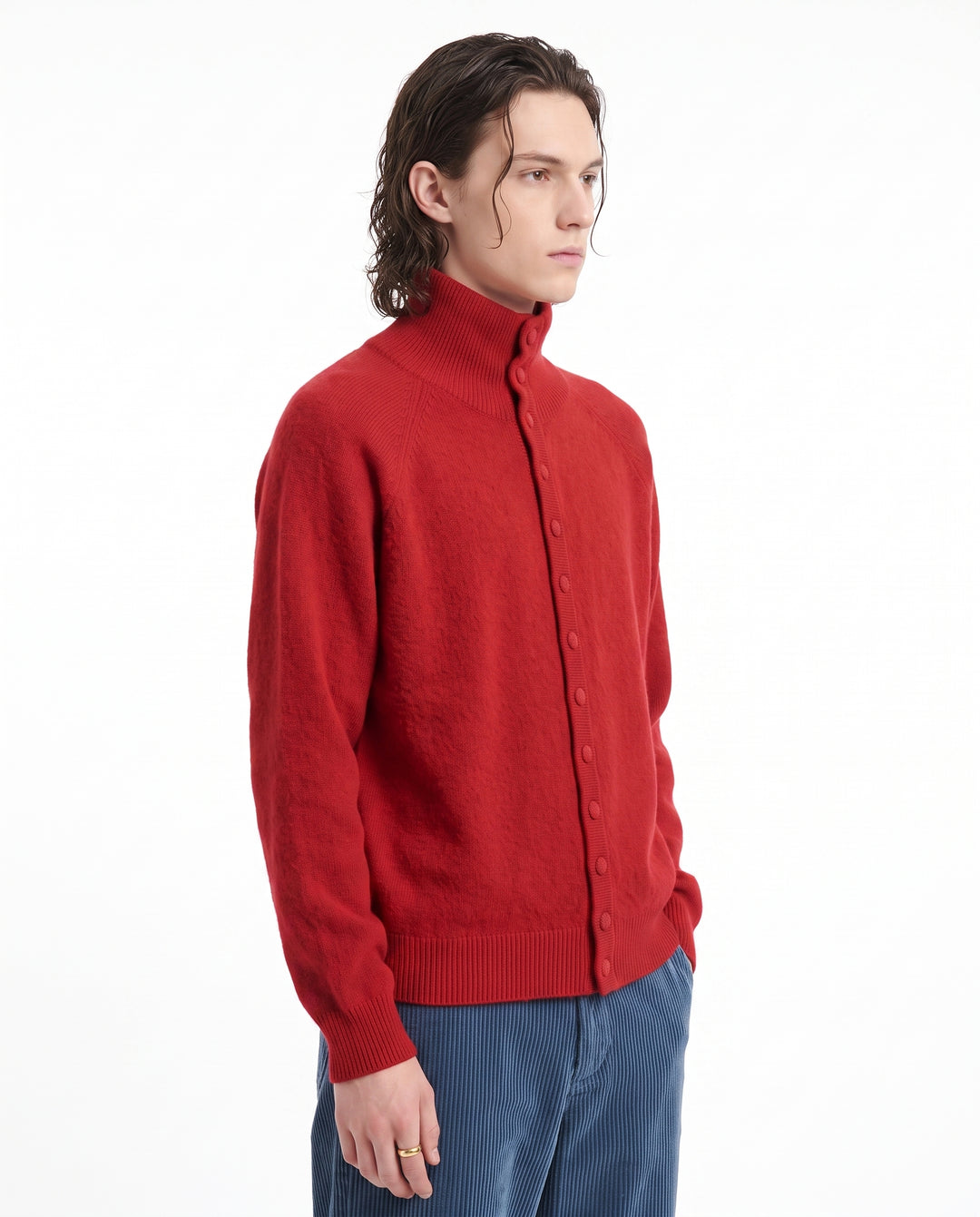 High Neck Cardigan na2987