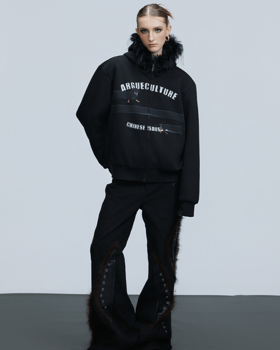 [ArguE CulturE] Seoul Faux-Fur Dog Hoodie na2251