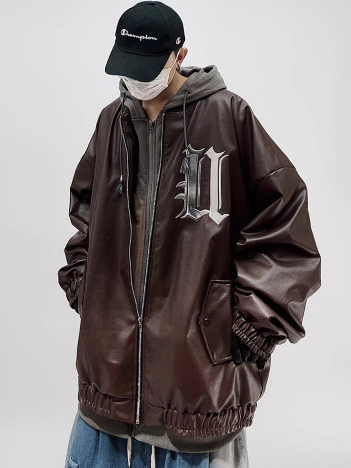 【UUCSCC】PU Leather Jacket na1522