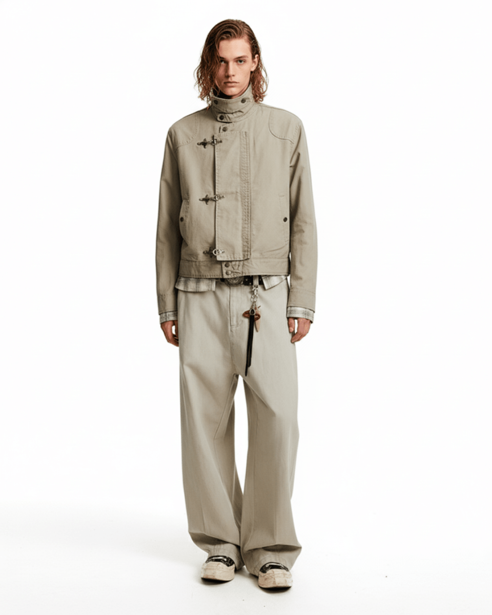 Asymmetry Tactical Toggle Jacket na2261