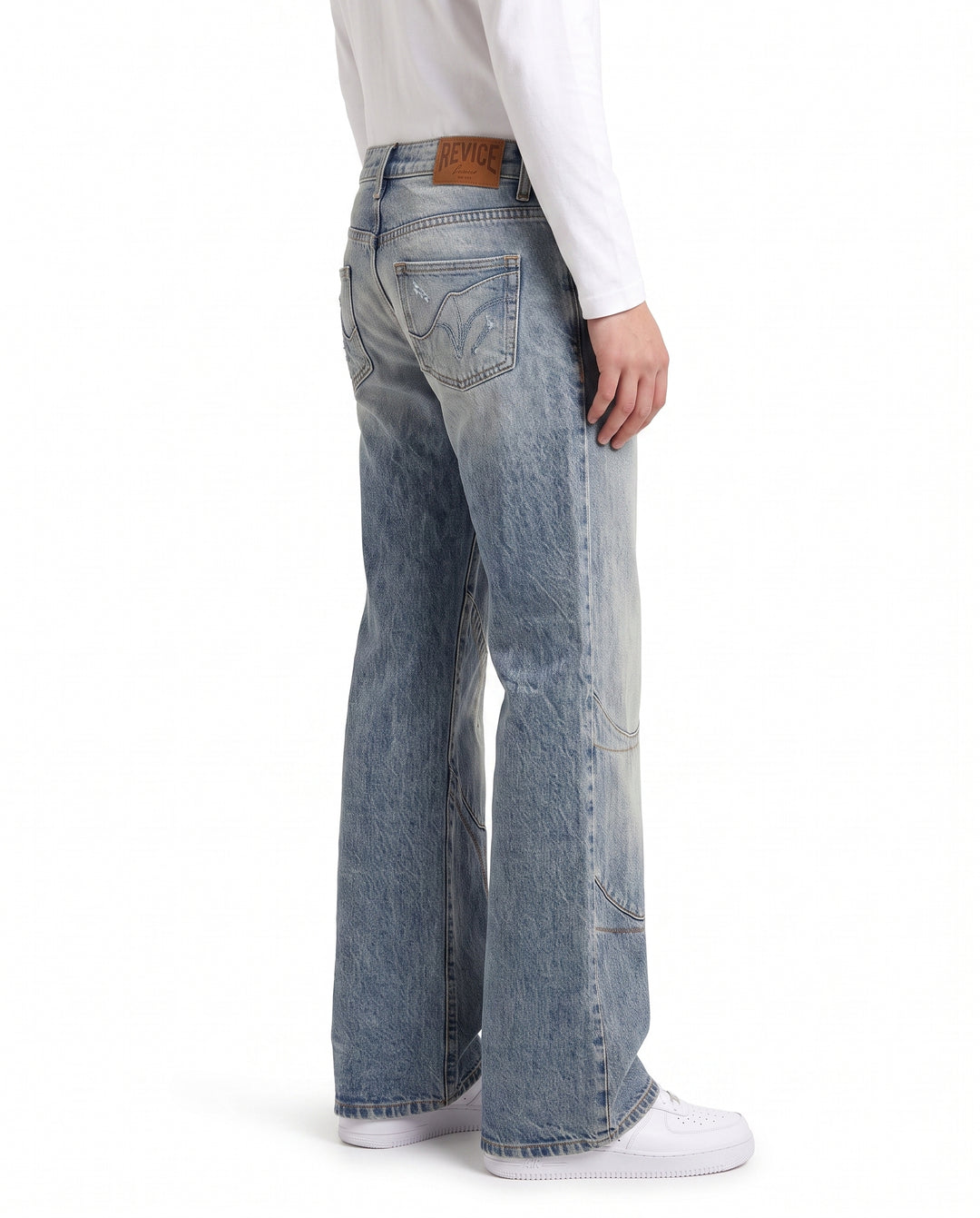 Foldover Wide Jeans na2991
