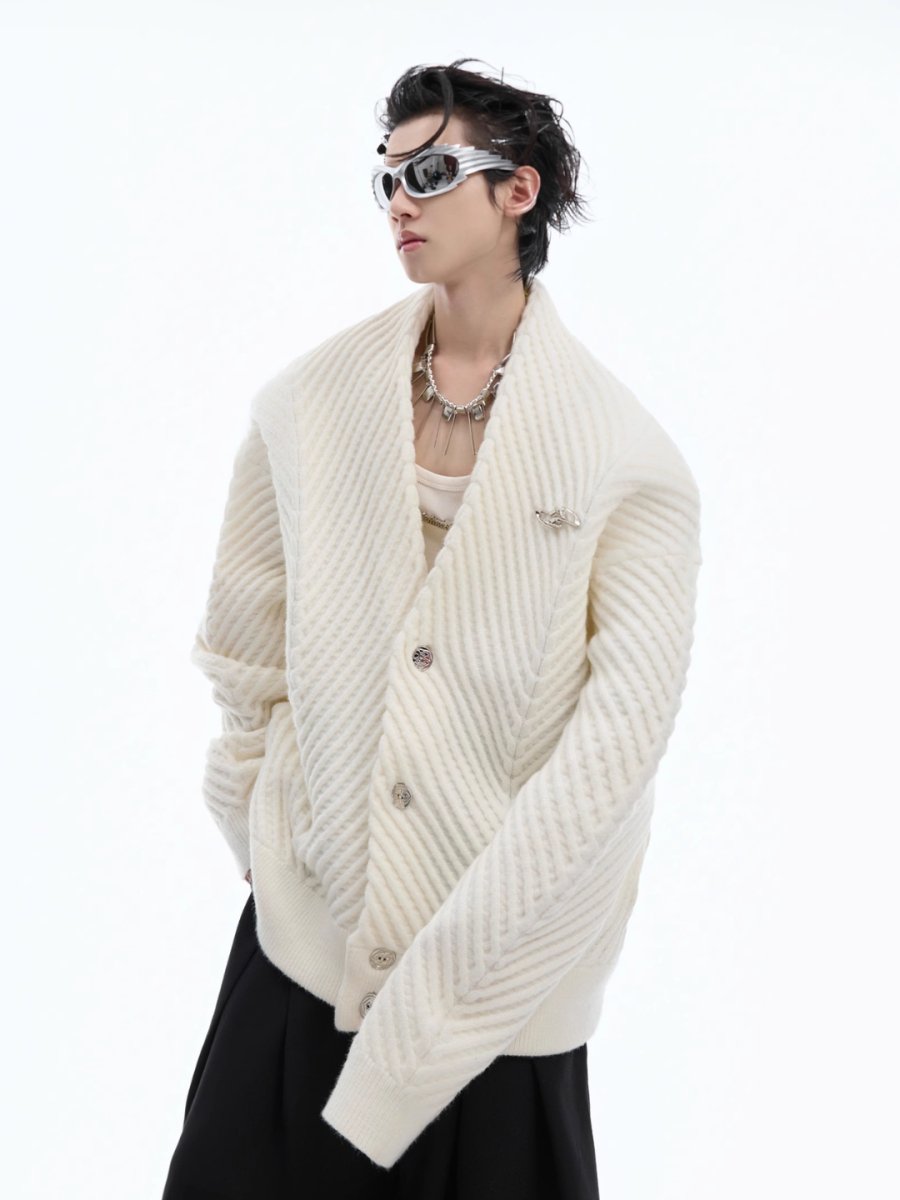 [CultureE] loose V-neck sweater na1531