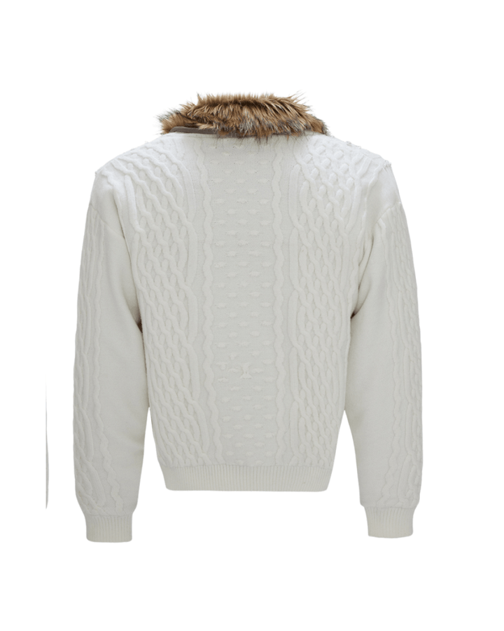 [ArguE CulturE] Royal Fang Fur Knit Coat na2254