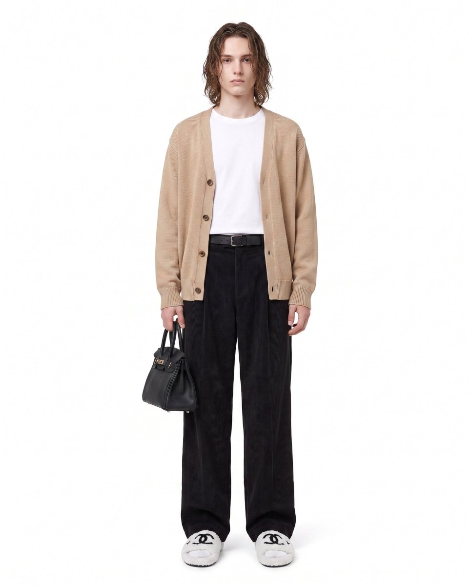 Corduroy Wide Pants na2986
