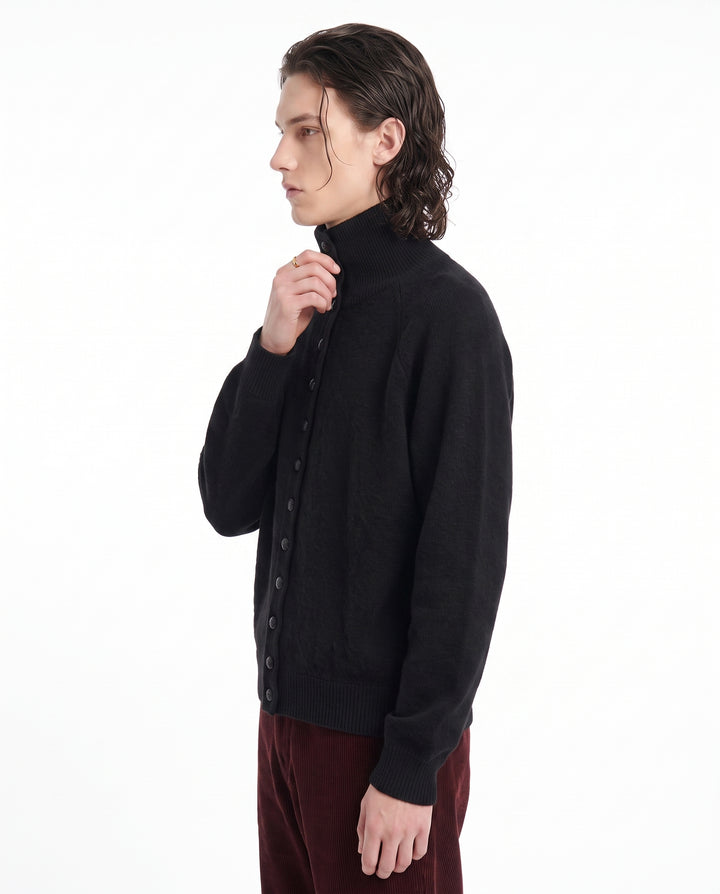 High Neck Cardigan na2987