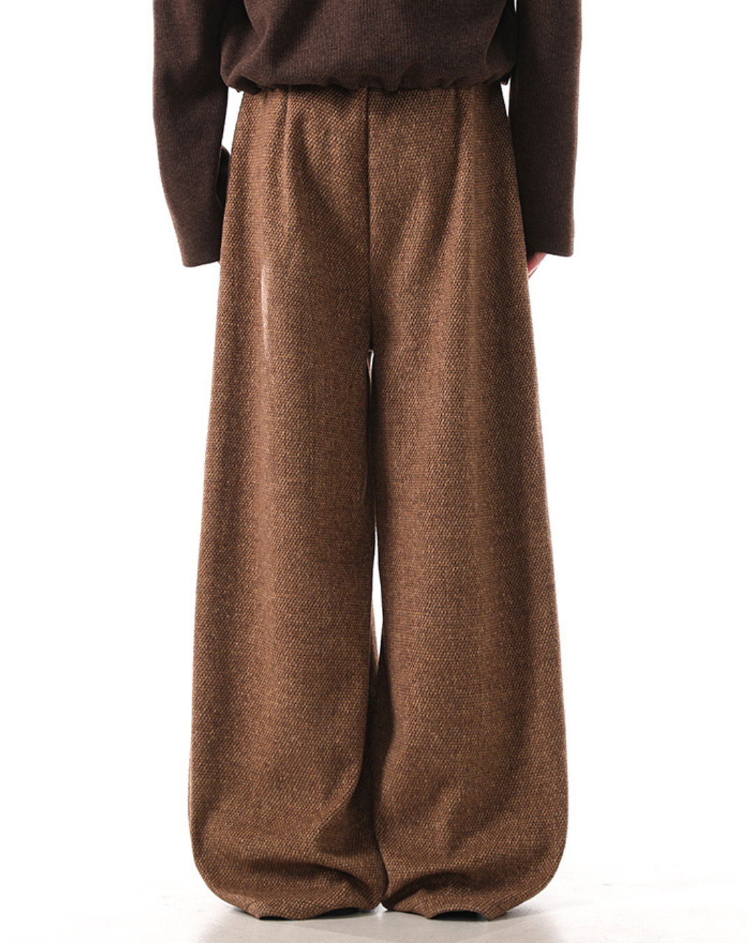 [BLANKIN] Crafted Volume Wide Slacks na2280