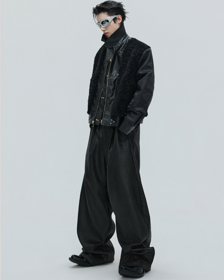 [ArguE CulturE] Dark Gate Metal Leather na2275