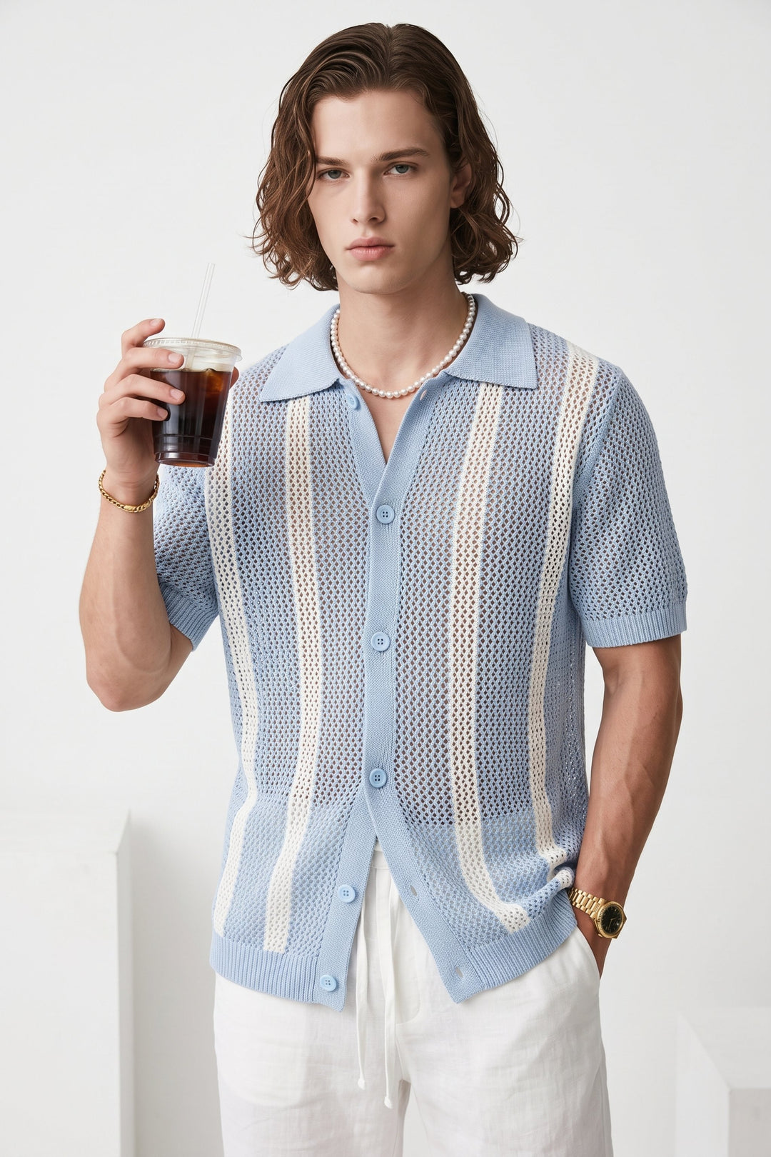 Knit Polo Shirt  na2681