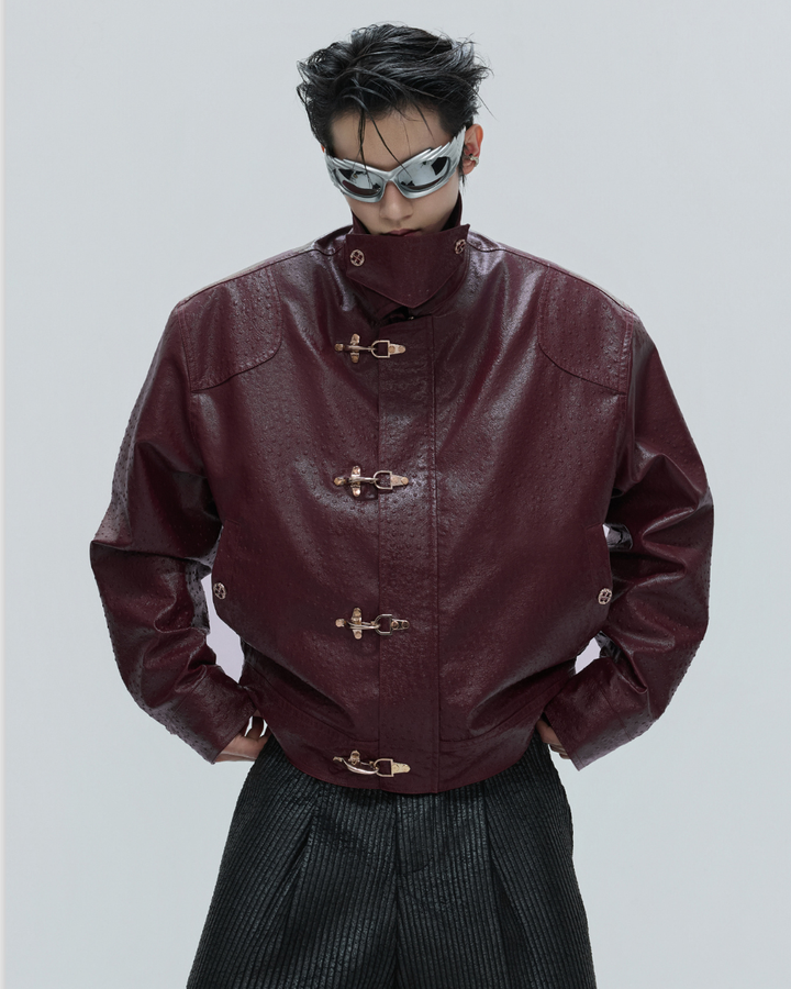 [ArguE CulturE] Dark Gate Metal Leather na2275