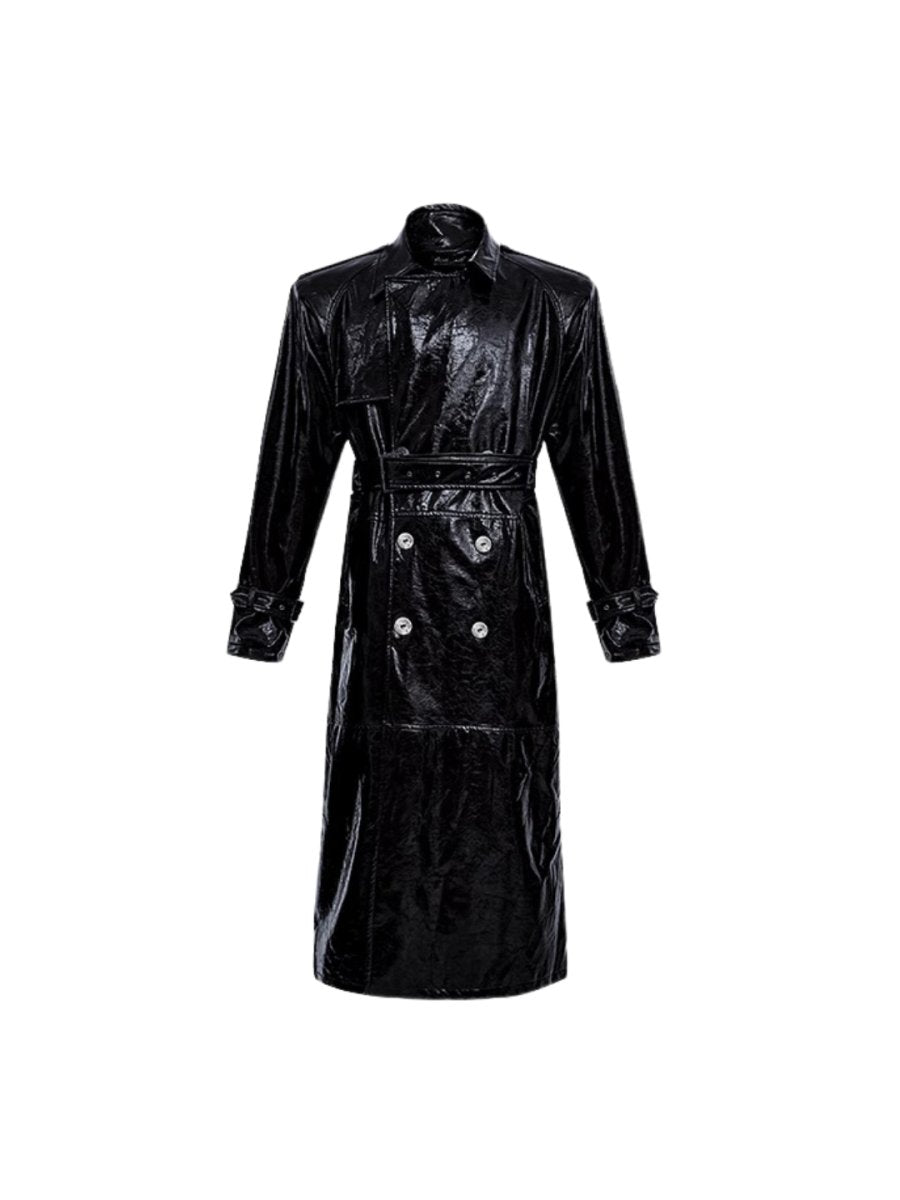 【CulturE】knee Length Trench Coat  na1528