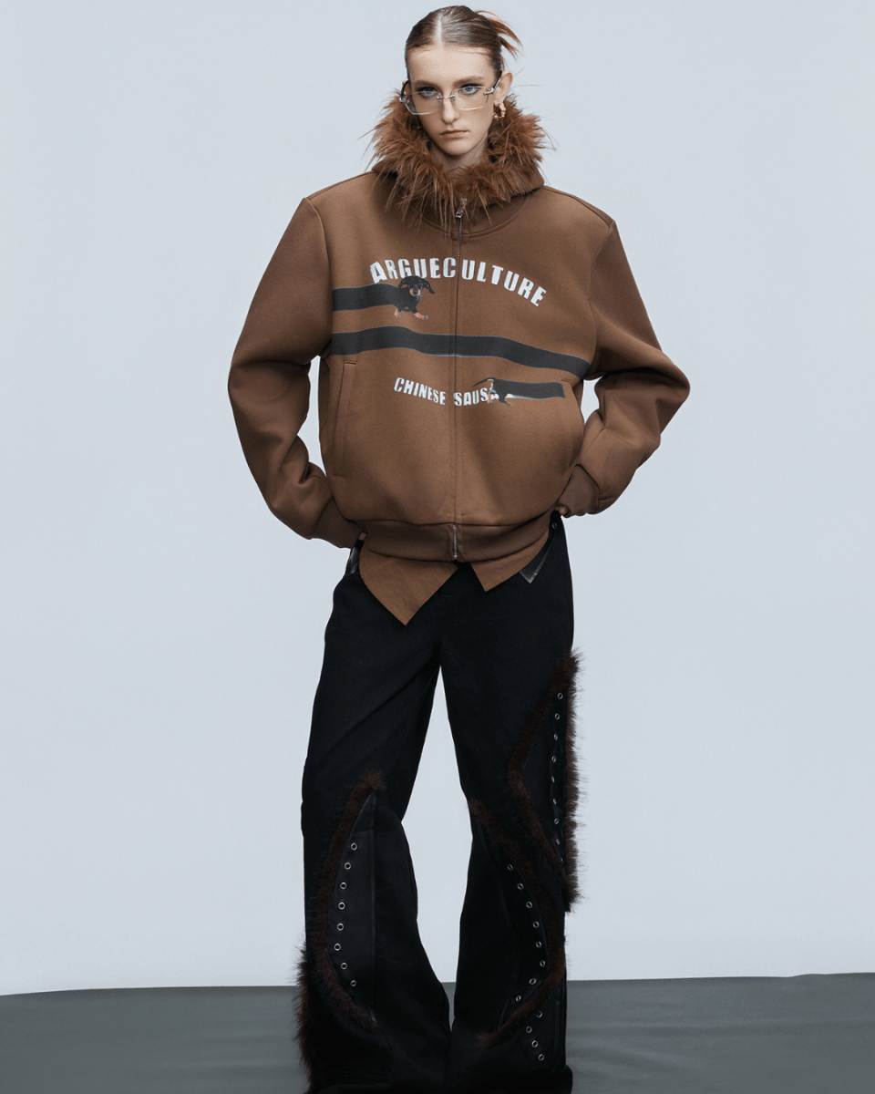 [ArguE CulturE] Seoul Faux-Fur Dog Hoodie na2251