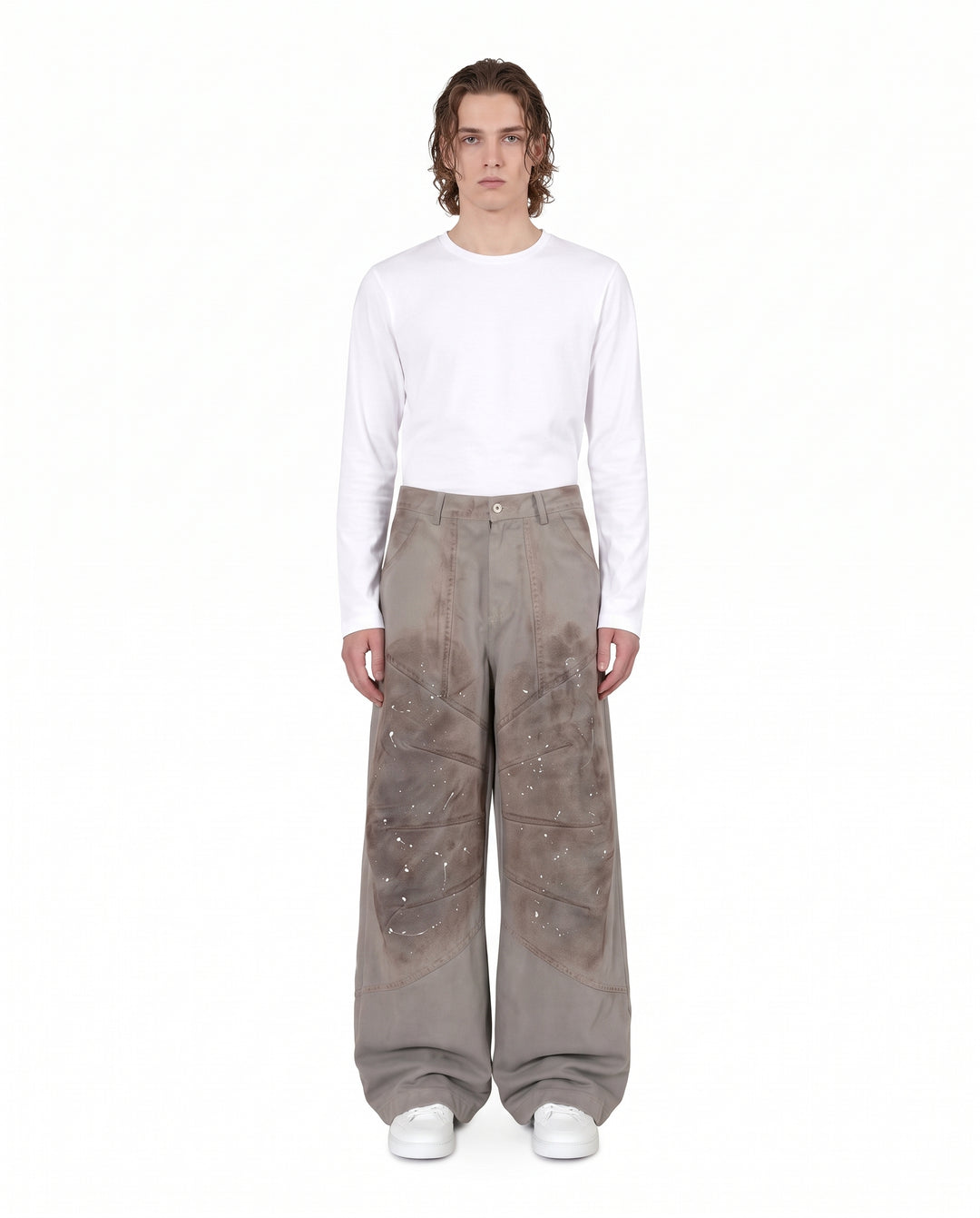 Splatter Wide Pants na3191
